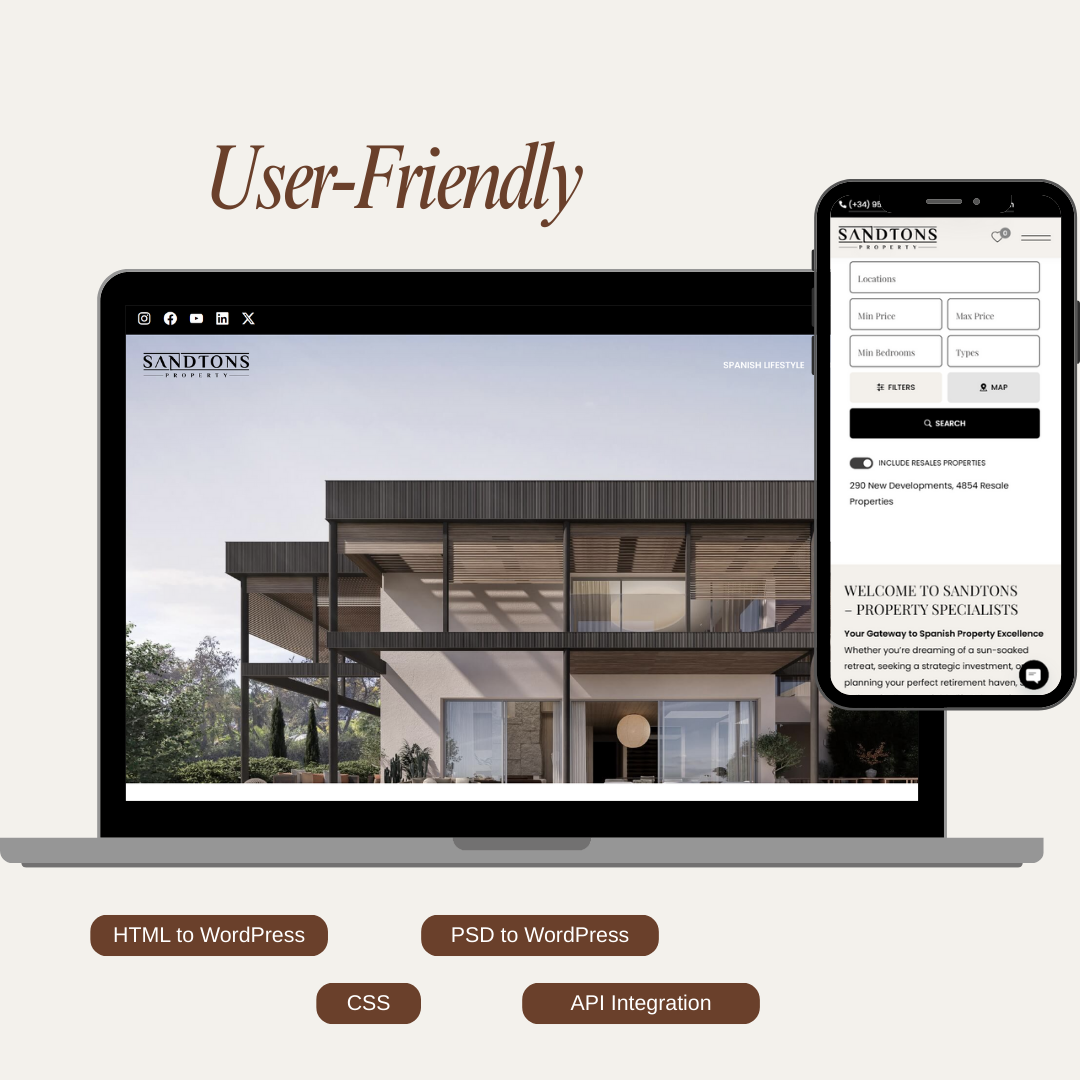 INHYE Sandtons WordPress Development